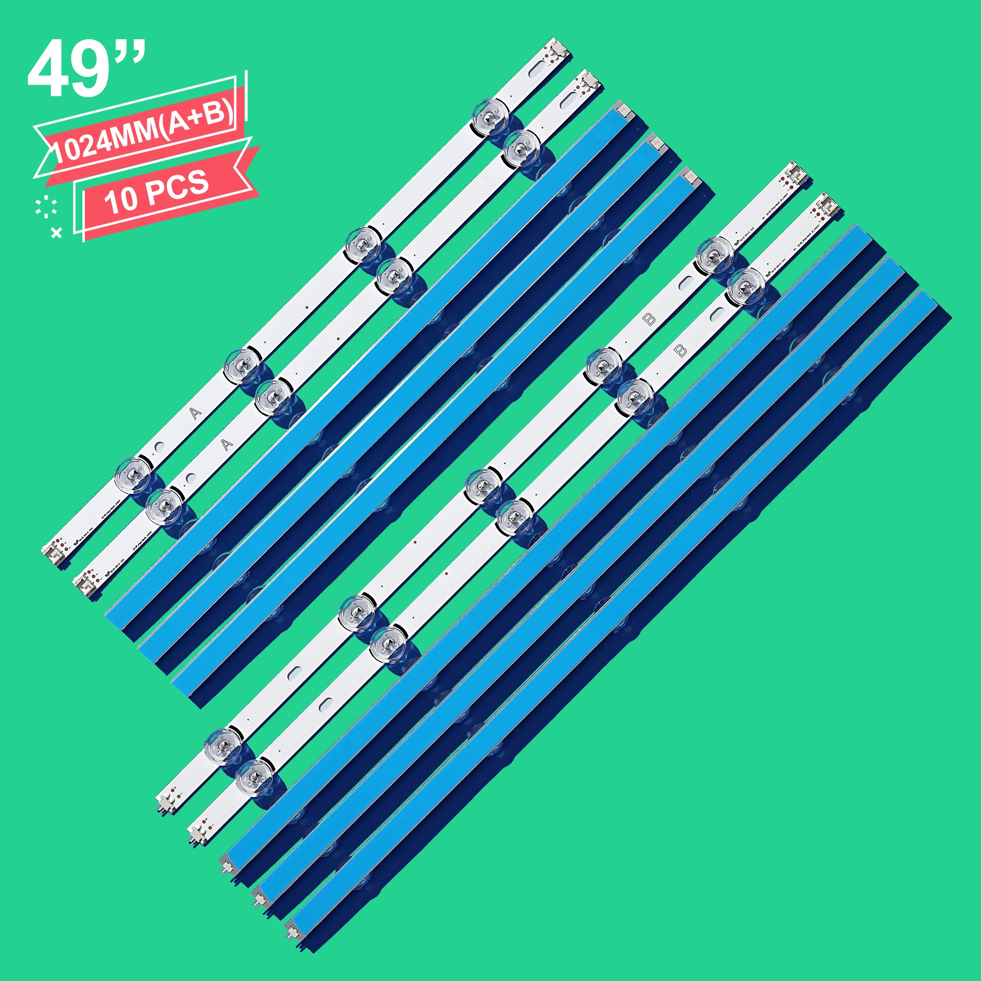 10pcs LED strip For LIG Innotek DRT 3.0 49