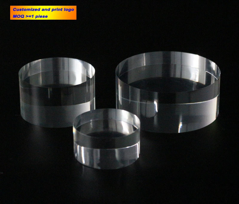 Акриловый круглый лист для стемпинга подставка демонстрации косметики реквизит