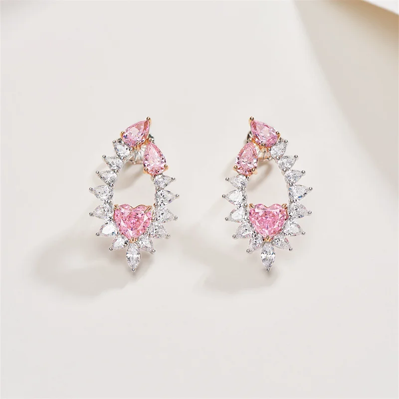 

Designer Fashion 925 Sterling Silver Jewelry 3A Cubic Zirconia Party Earring