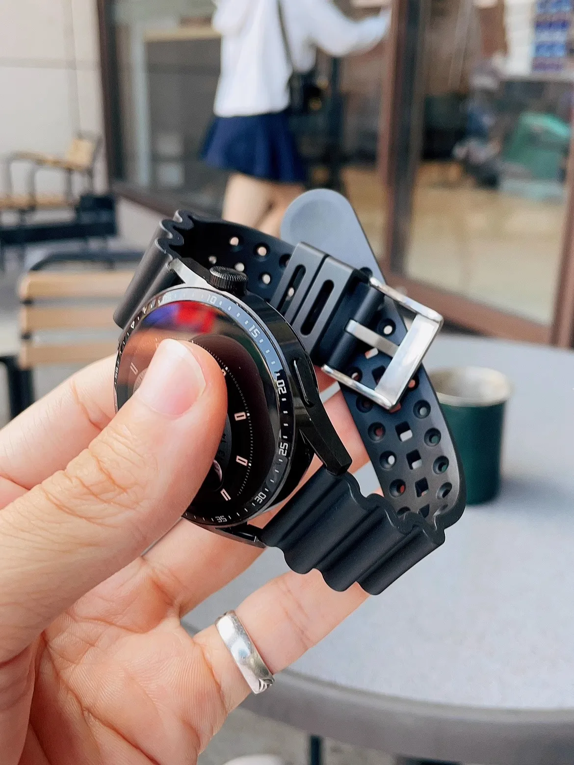 Фторруглеродный ремешок Kake подходит для часов HUAWEI GT4 GT23pro воздухопроницаемые