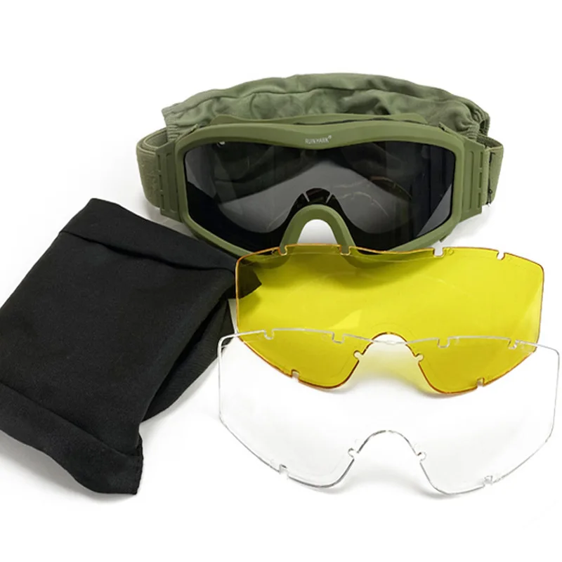 

Tactical Glasses Military Sunglasses For Men Airsoft Accessory Safety Army Paintball Shooting Wargame Hiking Protective Goggles