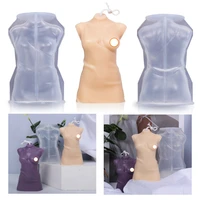 female human body candle silicone mold 3d scented mould for resin casting soap candle making supplies plaster mold deco tools