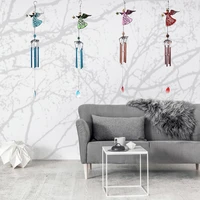 angel wind bell fashion 4 colors wear resistant wind bell pendant outdoor decoration for porch wind chime wind bells