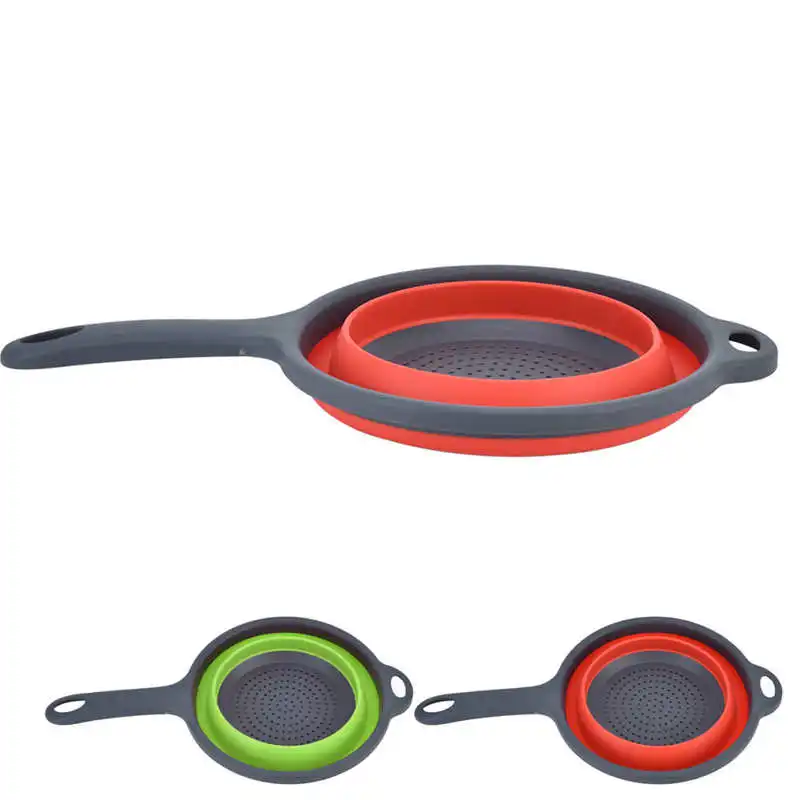 

Складной дуршлаг с ручкой, складная корзина для накорма для пасты, овощей, фруктов