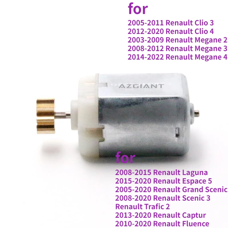 

Azgiant Fuel Tank Cap Filler Flap Cover Lock Motor for Renault Laguna Megane 2/3/4 Espace Scenic Trafic Captur Clio 3/4 Fluence