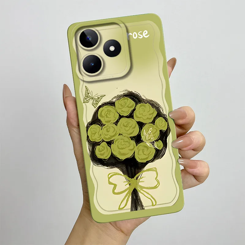 For realme c53/Narzo N53/C51/C51S/Note 50 Cute Cartoon Back Cover c 53/Narzo N 53/C 51/C 51S/Note50 phone shell case