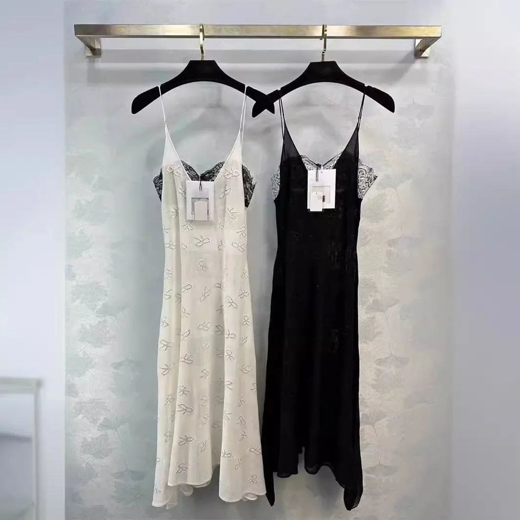 Темпераментная длинная юбка на бретелях в стиле социалита тяжелой отрасли с