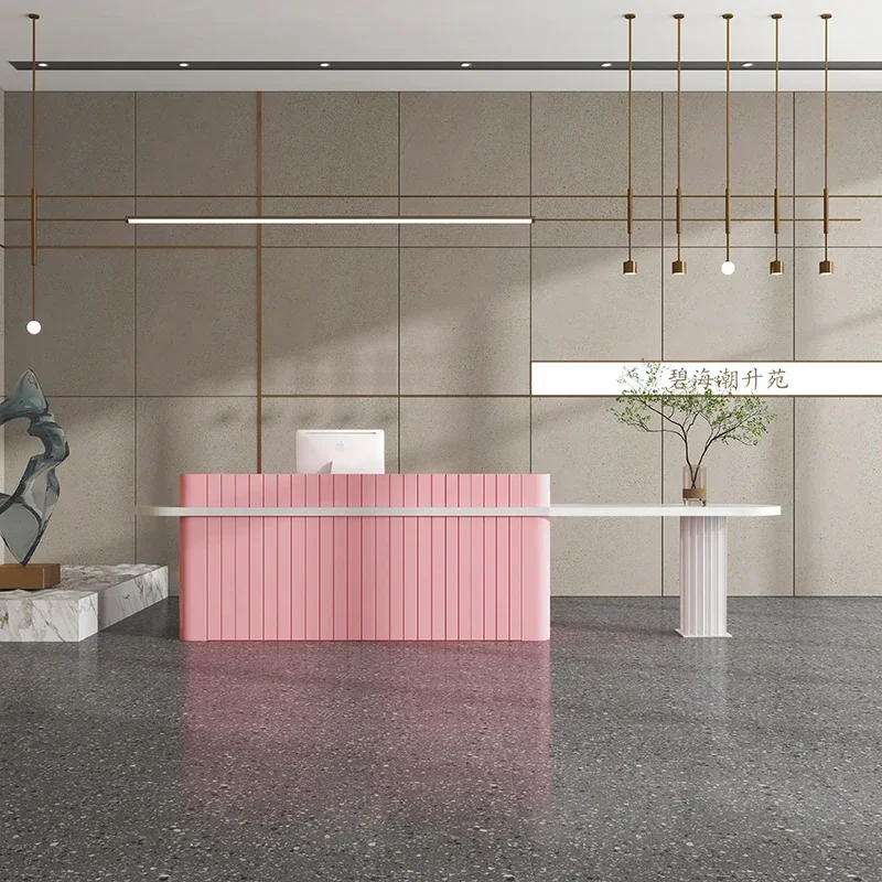 Мебель роскошный приемник стол для приема стойка салона красоты современные