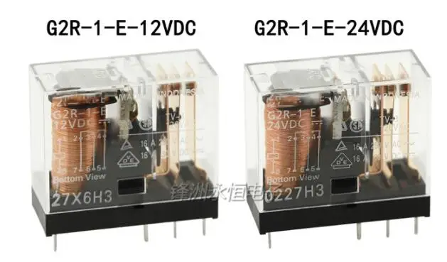 

10PCS G2R-1-E-12VDC G2R-1-E-24VDC DC12V24V 16A 12V 24V 8PIN power relay new original