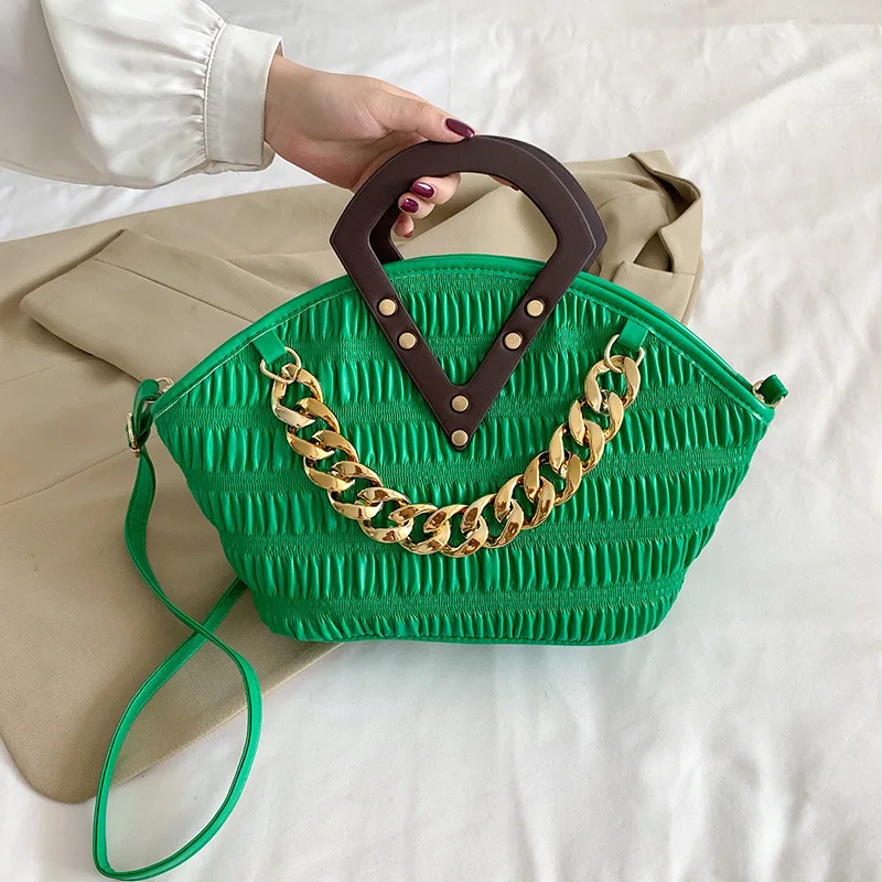 Сумка женская на плечо, саквояж кросс-боди, модная вместительная сумочка-тоут, ручной работы на подмышках, 2022