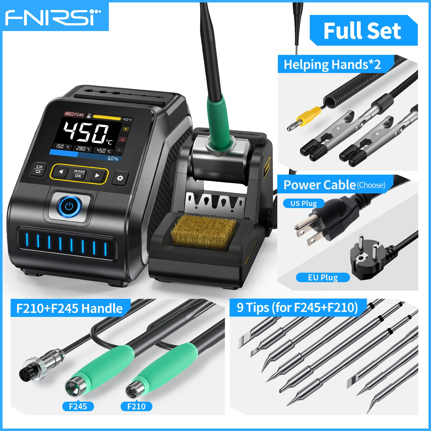 

Паяльная станция FNIRSI DWS-200 200Вт