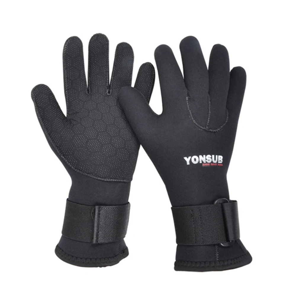 

New 5MM neoprene diving gloves underwater hunting non-slip anti-stab fishing gloves warm swimming boating surfing diving gloves