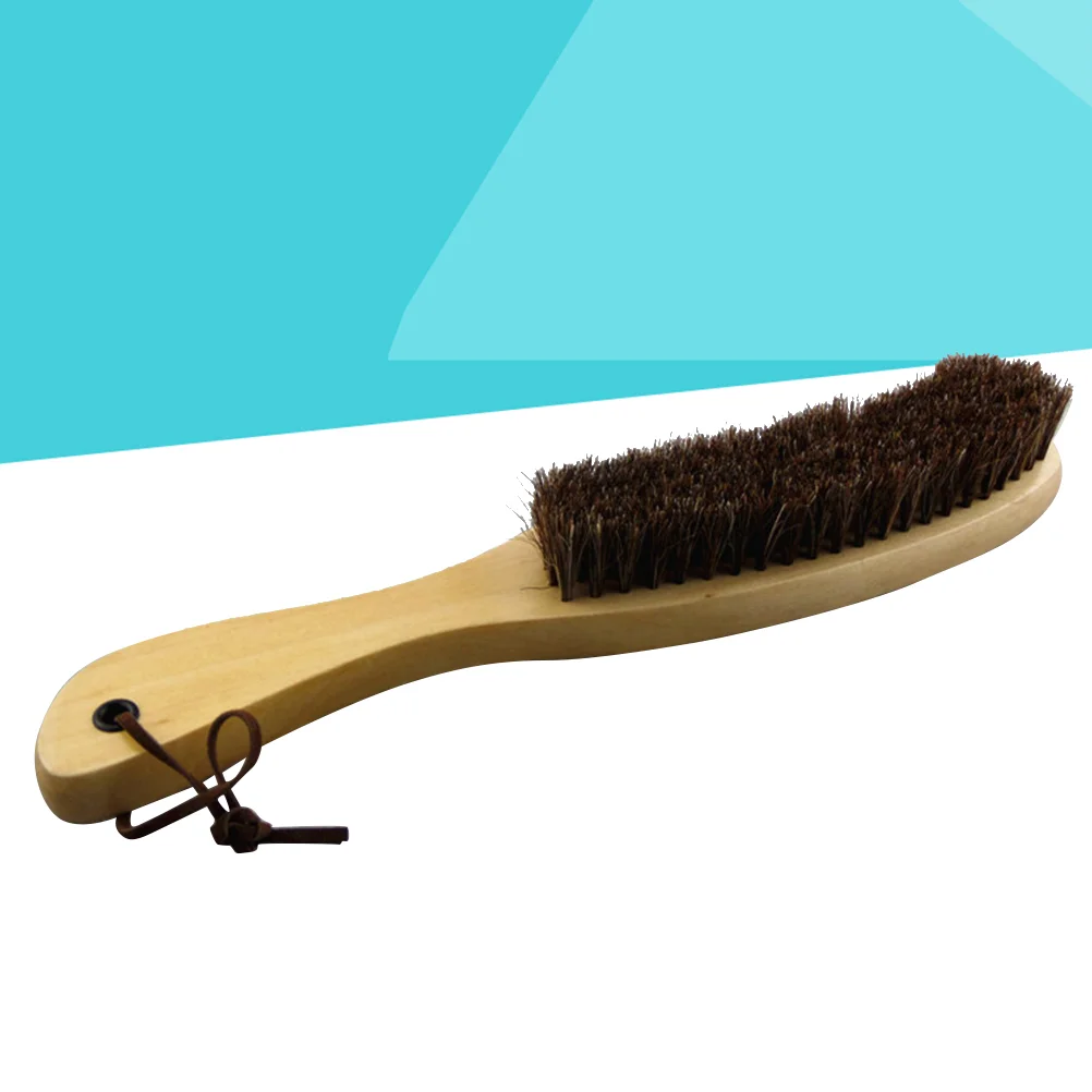

Cleaning Scrubber Bed Scrubber Horsehair Lint Cleaning Brush Body Brush Applicator Wooden Home Cleaning Brush Horse Hair Cleaner