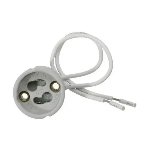 

Фарфоровый держатель лампы GU10 (ножка стартера)