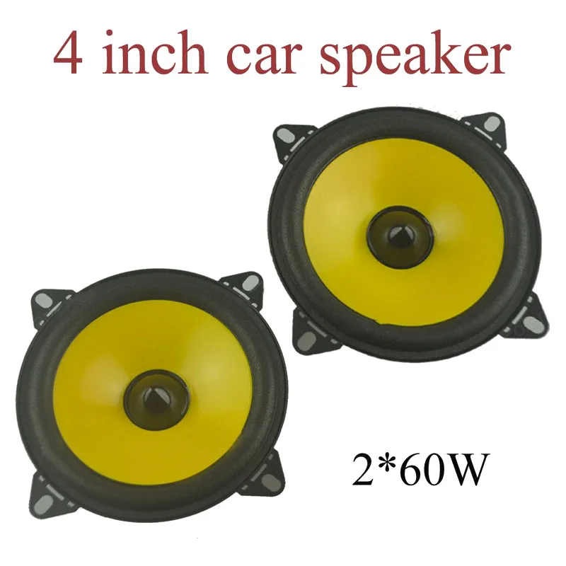 Пара 2x60 Вт полный спектр автомобильный аудио стерео динамик PS401D автомобильной 4