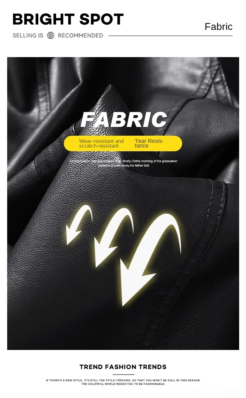 Мужская кожаная куртка на осень и зиму ветрозащитная мотоциклетная теплая с