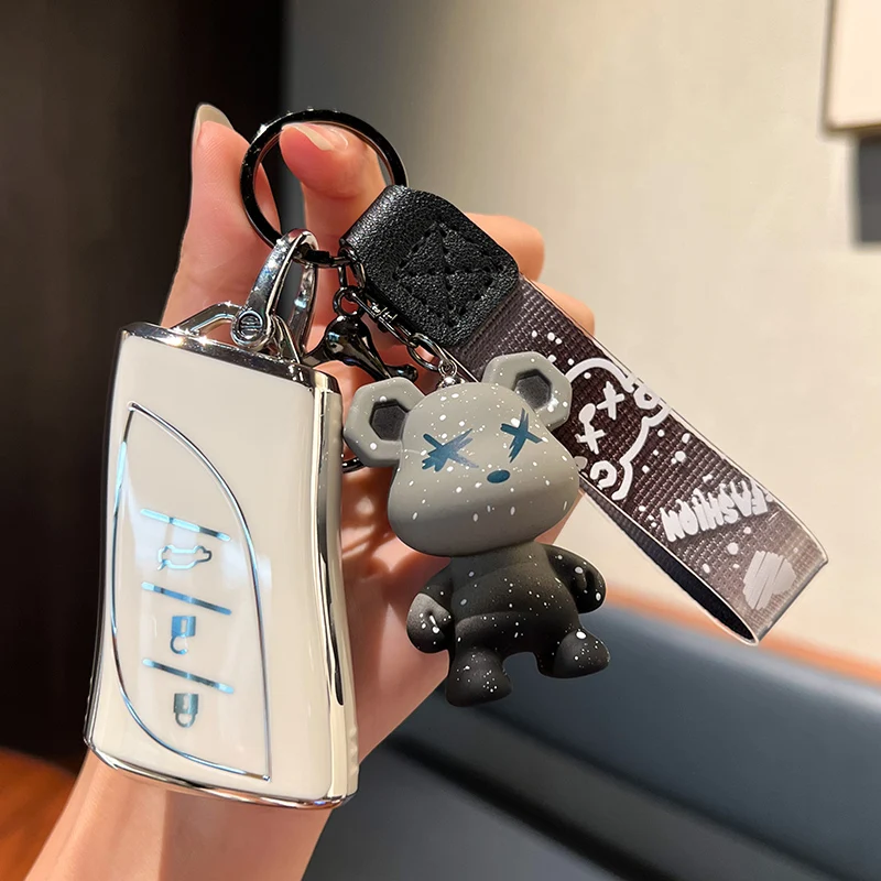 

Plating TPU Car Remote Key Case Cover Shell For Lexus NX GS RX IS ES GX LX RC 200 250 350 GX400 450H 300H UX200 CT200H Keychain