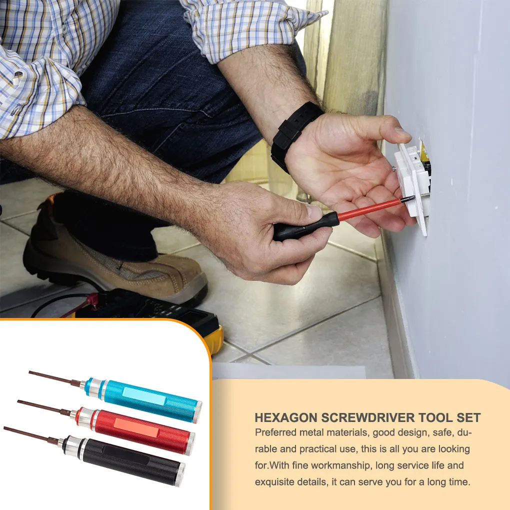 

Hexagon Screwdriver Removal Tools Labor-saving Wear-resistant Screws Driver