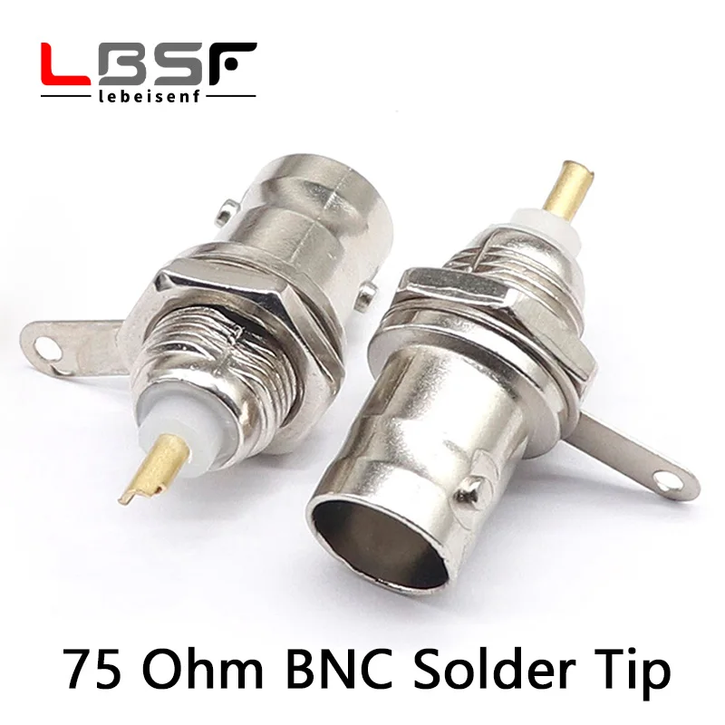 

BNC-KY Q9 socket BNC female seat welding PCB panel BNC female head 75 ohm BNC connector