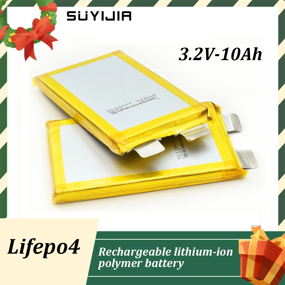 

3.2V High Quality Lifepo4 10Ah Rechargeable LiFePO4 Polymer Battery for 24V 12V 36V Electric Bike DVD GPS Replacement Battery