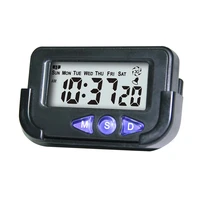 stopwatch plastic alarm clock portable unique electronic automotive black digital small large display accurate home travel
