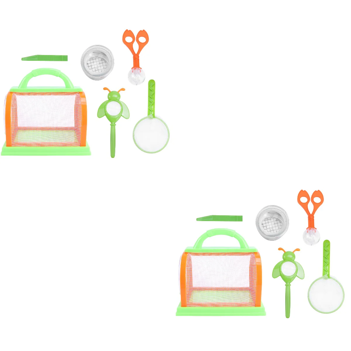 

Kit Insect Science Exploration Toy Bug Box Catcher Outdoor Critter Net Stem Collector Container Observation Holder Set