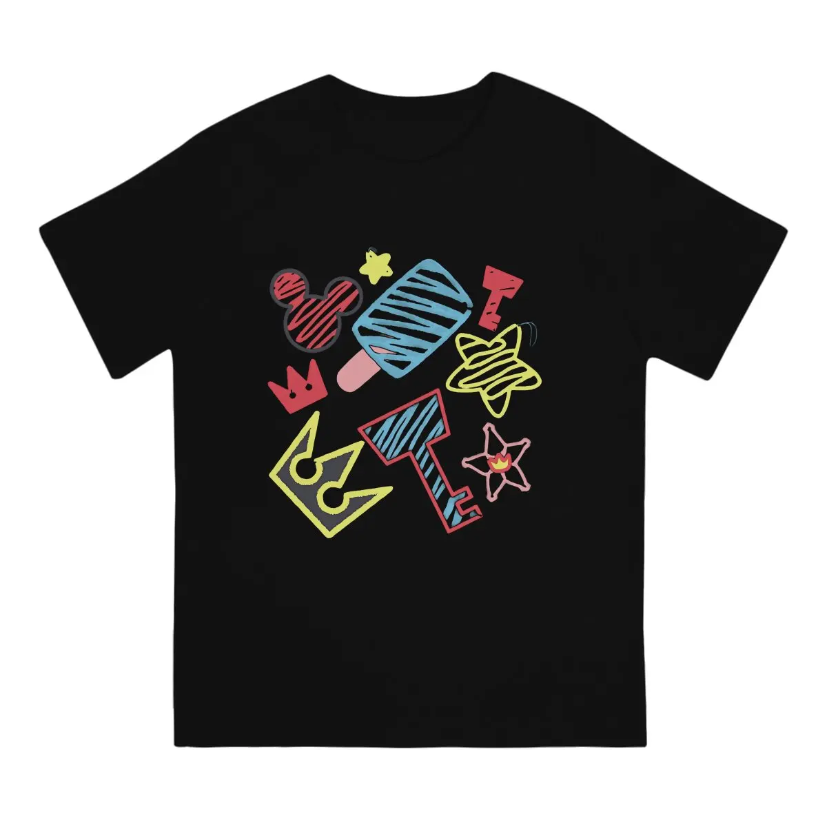 Футболка мужская с круглым вырезом Юмористическая тенниска из чистого хлопка