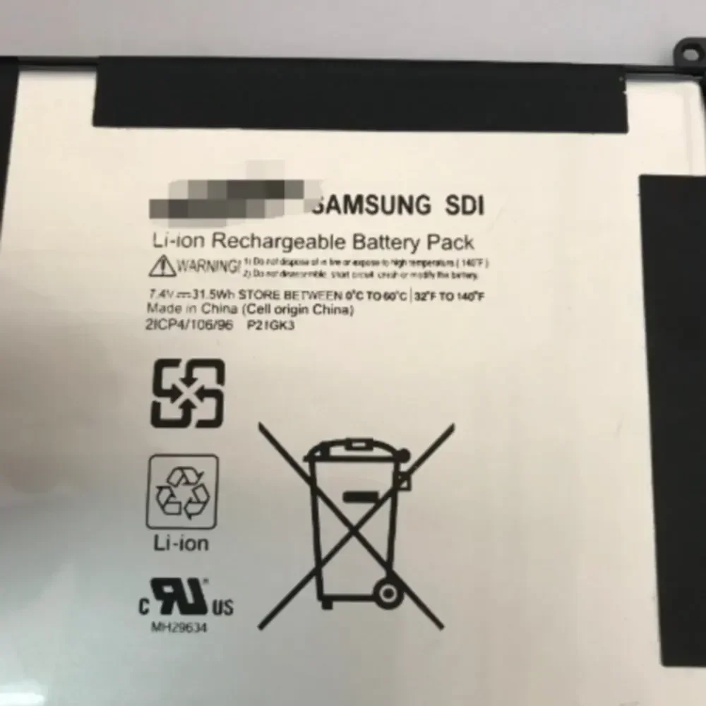 31,5 Втч 7,4 В 4120 мАч P21GK3 для Samsung SDI Microsoft Surface RT 1516 ПК 21CP410696, аккумулятор для ноутбука (art.: 3920cbfd8be88) - 3920cbfd8be88