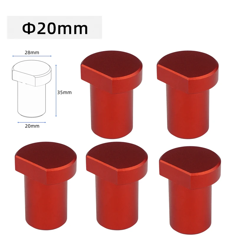 

BSIDE Стопоры тормоза для верстака из алюминия 19/20 мм