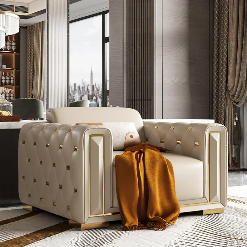 Дизайнерские диваны из натуральной кожи роскошный итальянский современный