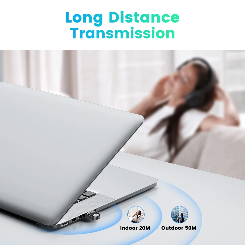 USB Bluetooth-адаптер для ПК 5 1 0 Bluetooth-ключ модуль ключ приемник BT передатчик Aptx аудио