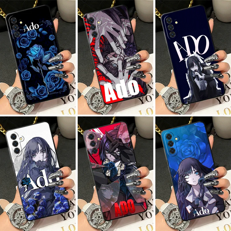 Фото Мягкий силиконовый чехол для телефона Samsung A17 A16 A15 A14 A13 Ado Cartoon K-Kyogen X Uta Shell A57 A56 A55 A54 A53 A37 A36 A27 A26 A3 №1