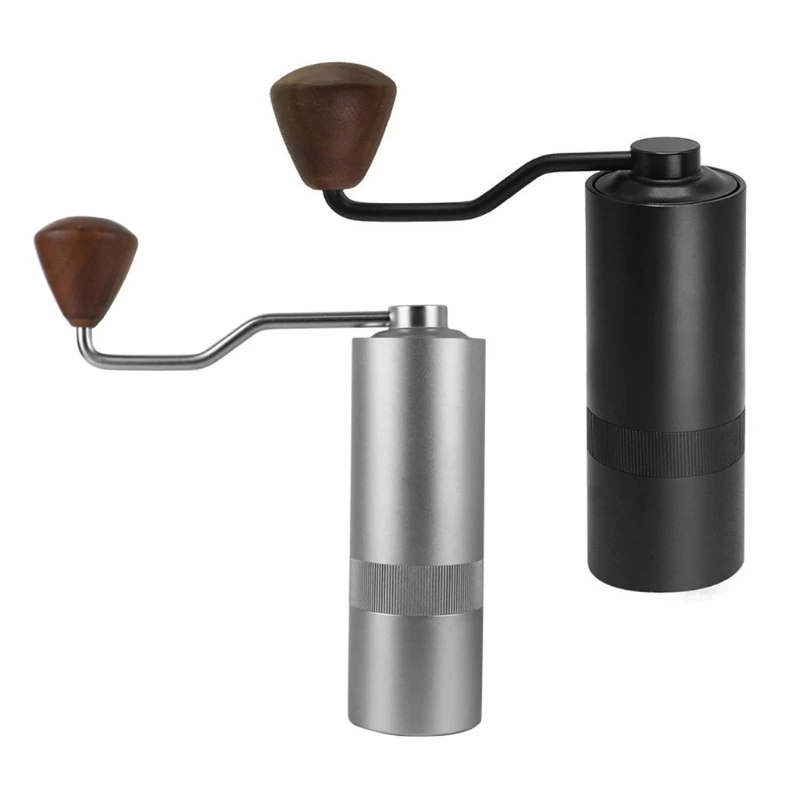 

Stainless Steel Burr Mill Portable Hand Crank Coffee Bean Grinders for Espresso