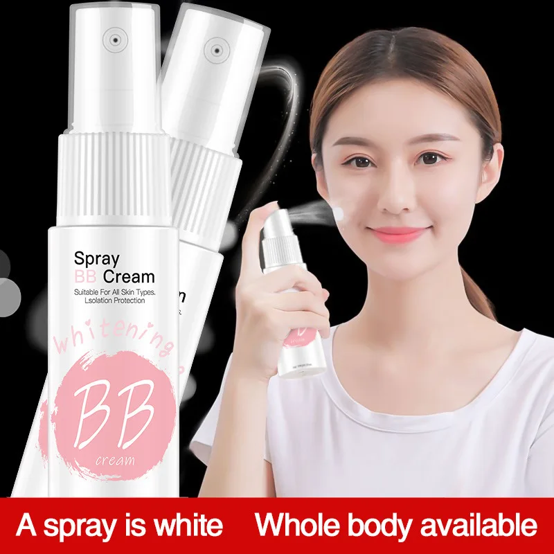 

Portable BB Cream Foundation Face Beauty Oil-control Sun Block Whitening Cream High Coverage Makeup Base Cosmetics