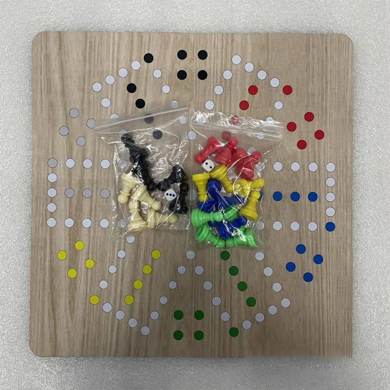 Открытый 6-плеевой летающий шахмат Ludo Jackaroo резиновый коврик шахматная доска 35 см