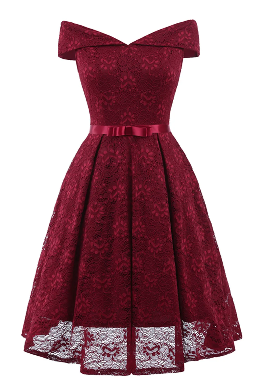 

Dress 2022 One Word Neck Bow Lace Sexy Dress