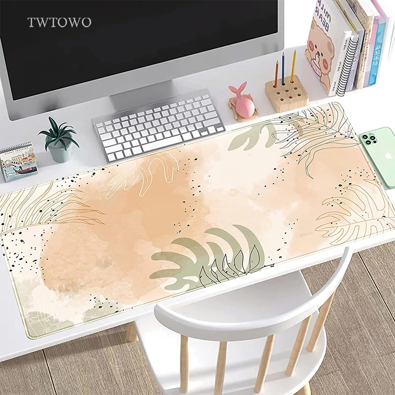 

Leaf Aesthetics Mouse Pad Gamer XL Custom Computer HD Mousepad XXL Desk Mats Carpet Non-Slip Soft Natural Rubber PC Table Mat