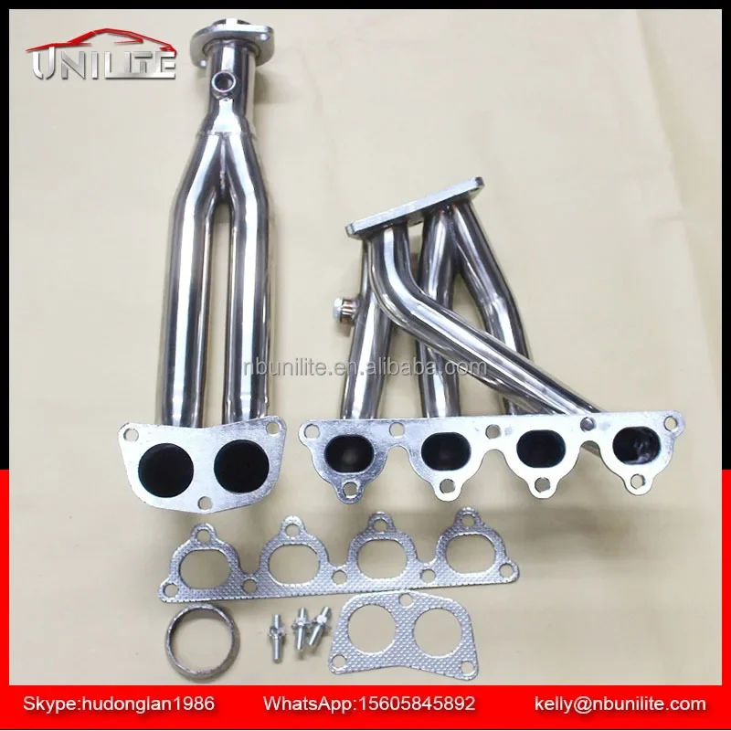 Фото Подходит для 88-00 /CRX/DEL SOL D15/D16 VTEC ВЫХЛОПНЫЙ ГОЛОВЕРШНИК НЕРЖАВЕЮЩИЙ + ПРОКЛАДКА + БРОТА №2
