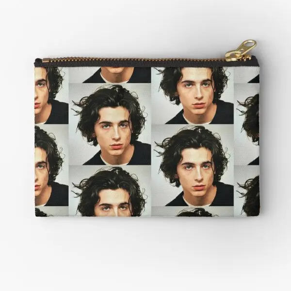 

Timothee Chalamet Zipper Pouches Storage Packaging Socks Pocket Small Pure Key Bag Money Cosmetic Wallet Panties Women Coin Men