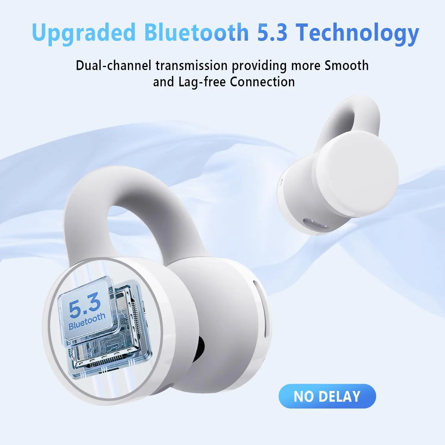 Беспроводные наушники Bluetooth 5.3, цвет в ассортименте