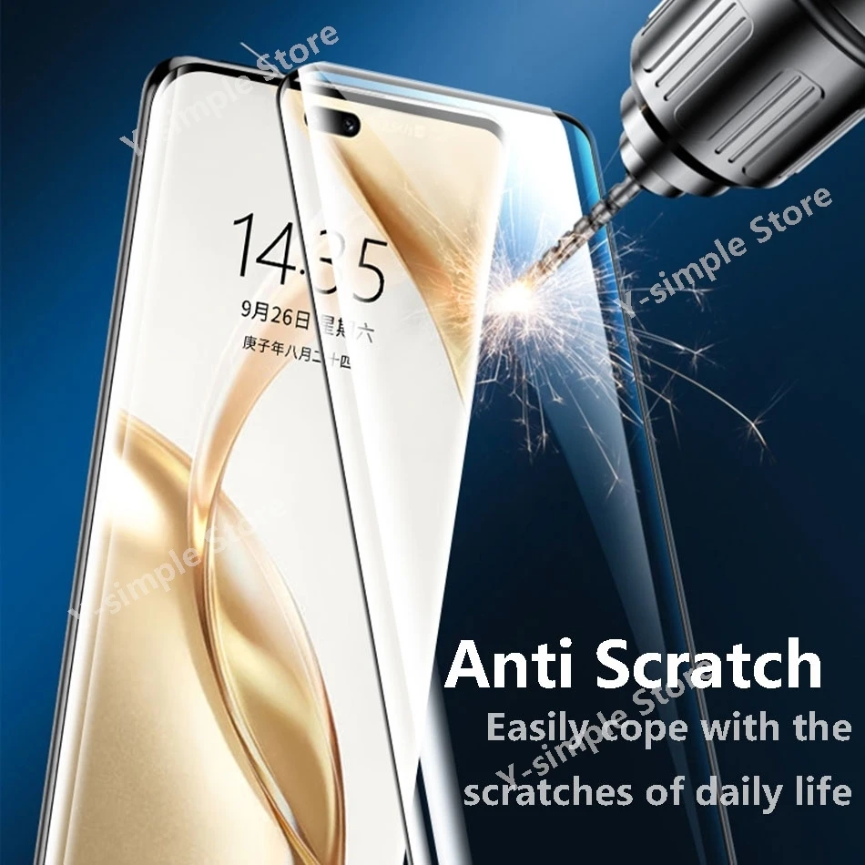 3 + изогнутое закаленное стекло для vivo V40 Lite защита экрана пленка против взрыва