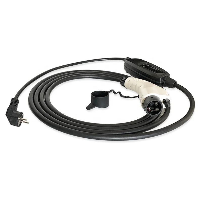 

Зарядное устройство Duosida ip54 16a ev sae j1772, зарядное устройство с европейской вилкой schuko, кабель 5 м, сертификация CE