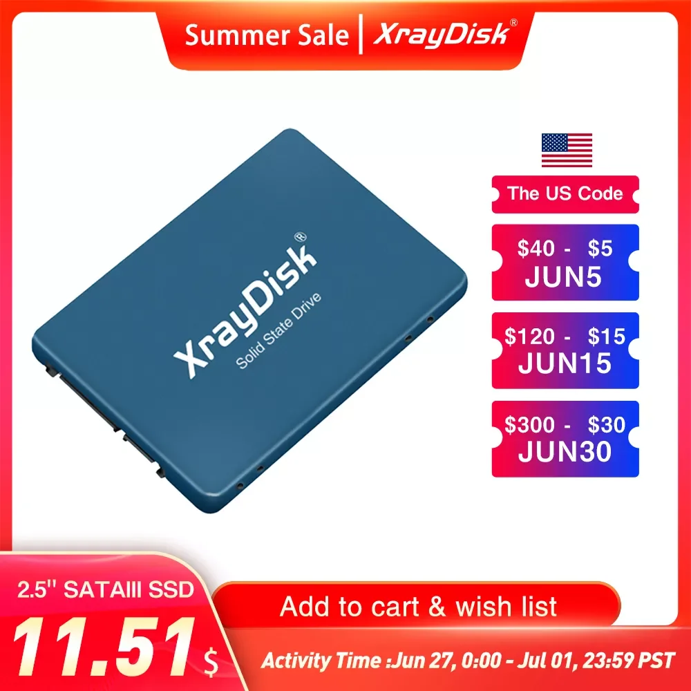 

NEW2023 XrayDisk 2.5''Sata3 Ssd 120gb 128gb 240gb 256gb 60gb 480gb 512GB 1TB Hdd Internal Solid State Drive Hard Disk Fo