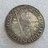 poland 1622 silver plated brass commemorative collectible coin gift lucky challenge coin copy coin