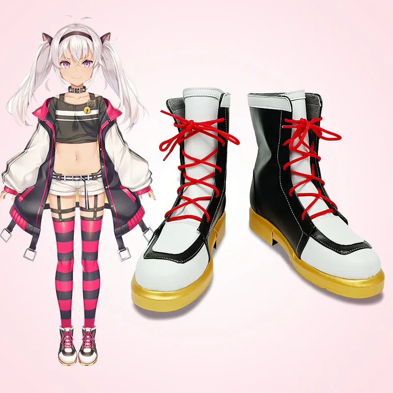 

Matsukai Mao Cosplay Shoes Hololive Vtuber Custom Made Boots Shoes Halloween Party Carnival Cosplay Prop Role Play Accessory