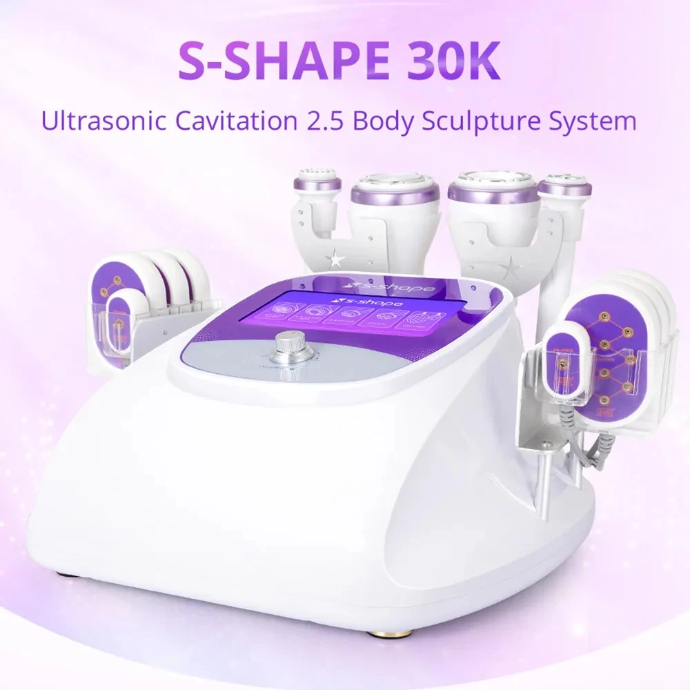 

Laser Lipo Laser Slimming Machine for Home Use Body ShaperNew Arrival 5 In 1 30K Ultrasonic Cavitation Vacuum Radio Frequency