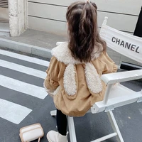 girls babys kids coat jacket outwear 2022 classic thicken spring autumn cotton teenagers cardigan breathable%c2%a0overcoat children