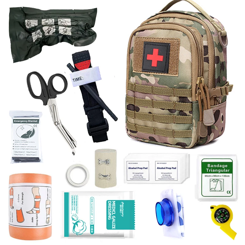 Индивидуальная тактическая аптечка IFAK. IFAK (Trauma Kit). Тактическая аптечка укомплектованная (11 предметов, IFAK). Тактическая медицинская аптечка Black Hawk.