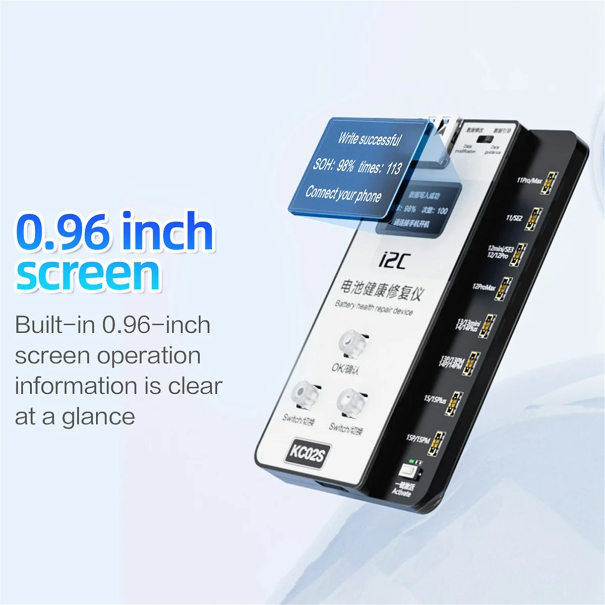 Устройство для ремонта батареи KC02S iPhone 11-15PM