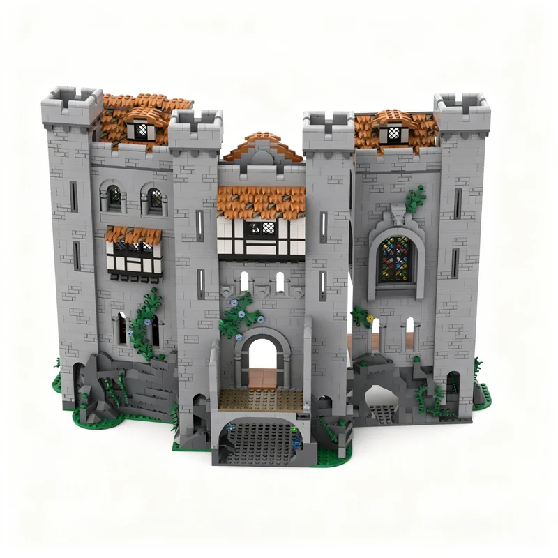 3962 детали MOC: Замок Львиных рыцарей, расширение, модель башенного замка, конструктор, строительные блоки, рождественский подарок, идея для сборки (art.: 3920dc963fa57) - 3920dc963fa57